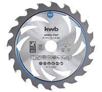 kwb Energy-Saving Lame de scie circulaire Easy Cut, Ø 150 x 20 mm coupe fine avec denture spéciale alternée 20 dents Z20, AKKU-TOP coupe fine, 150 x 20