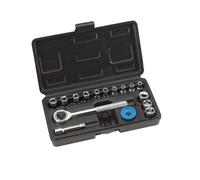 Kwb Ensemble Kit Cliquet Réversible Avec Clés À Boussole 1/4 " Avec 16 Boussoles