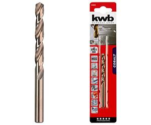 kwb Foret Ø4 mm Cobalt HSS-E, pénétration directe dans métaux durs, coupe fiable, précision pro