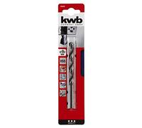 kwb Foret à métaux HSS laminés et trempés à la vapeur Ø 13 mm avec un angle de pointe de 118° pour des travaux de perçage simples avec des visseuses sans fil et des perceuses courantes