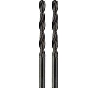 kwb Foret à métaux HSS laminés et trempés à la vapeur Ø 2,5 mm avec un angle de pointe de 118° pour des travaux de perçage simples avec des visseuses sans fil et des perceuses courantes