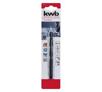 kwb Foret à métaux HSS laminés et trempés à la vapeur Ø 7,5 mm avec un angle de pointe de 118° pour des travaux de perçage simples avec des visseuses sans fil et des perceuses courantes