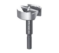 kwb Foret à pointe de centrage SPEED bois ø 50 mm en acier spécial trempé avec affûtage ondulé précis, pointe de centrage, tranchants parfaitement affûtés et trempés et surface polie