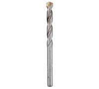 kwb Foret pour béton de pierre Ø 10 mm avec plaquette robuste en métal dur, hélice de foret formée sans copeaux, surface grenaillée et tige ronde, conforme à la norme ISO 5468