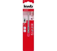 KWB Foret pour pierre et béton 1/4", HEX.,4 mm