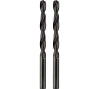 kwb Forets à métaux HSS laminés et trempés à la vapeur Ø 1 mm avec un angle de pointe de 118° pour des travaux de perçage simples avec les visseuses sans fil et les perceuses courantes