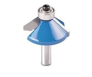 kwb Fraise à chanfreiner Ø 35,5 mm, à mises rapportées en métal dur, avec roulement à billes de butée, tige de serrage précise et géométrie de coupe optimisée pour un fraisage précis.