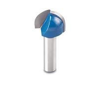 kwb Fraise à chanfreiner Ø 12,7 mm, à mises rapportées en métal dur, avec tige de serrage précise et géométrie de coupe optimisée pour une image de fraisage exacte