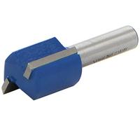 kwb Fraises à rainurer HSS Ø 18 mm, à mises rapportées en métal dur, avec queue de serrage précise et géométrie de coupe optimisée pour un fraisage exact
