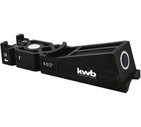 kwb Gabarit de perçage/guide de perçage pour trous de poche, y compris mèche de 9 mm, butée de profondeur et embout TX-20 150 mm