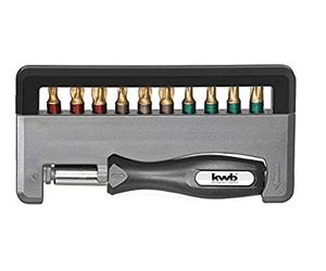 kwb Handy Bit-Box Diamond 12 pièces 156010 (PH, PZ, Torx, en acier TQ 60)