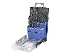 kwb HSS Jeu de forets à métaux - Jeu de forets, 19 pièces, Ø 1 à 10 mm (pas 0,5 mm)