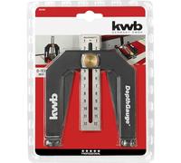 kwb Jauge de profondeur pour défonceuses et scies circulaires de table, y compris 2 échelles de mesure en cm et en pouces