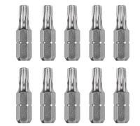 kwb Jeu de 10 embouts Torx 25 Industrial Steel, embouts de 25 mm, six pans mâle 1/4