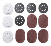 kwb Jeu de 30 disques de ponçage Ø 125 mm de différents grains pour une utilisation universelle et pour toutes les ponceuses excentriques courantes