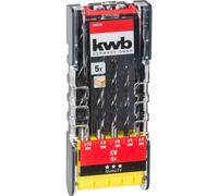 KWB Jeu de 5 forets hélicoïdaux à bois - 109135