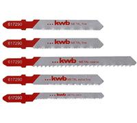 kwb 617290 SET de lames de scie sauteuse pour métal 5 pc(s)