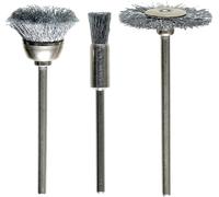 kwb Jeu de brosses à fil, 3 pièces, fil dacier HSS, ondulé 518000 3 pc(s)