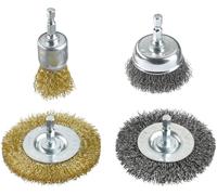 kwb Jeu de brosses métalliques pour perceuses 597520 4 pc(s)