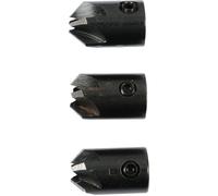 KWB Jeu de fraises à rapporter, en acier à outils, 3 pièces - 513050