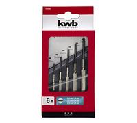 kwb Jeu de tournevis de précision à fente/plat pour mécanique de précision, mini-tournevis pour horlogers/mécaniciens de précision, jeu d'outils dans une boîte de rangement