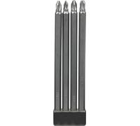 kwb Jeu d'embouts - 4 pces 150 mm, extra long 1/4 pouce selon ISO 1173 E 6.3