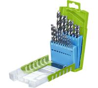 kwb Jeu universel de 19 forets à métaux sans fil HI-NOX, HSS - Jeu de forets, Ø 1 mm - 10 mm par pas de 0,5 mm