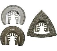 kwb Kit de râpe à carbure - lame de scie diamantée multitool, 3 pièces, y compris râpe delta