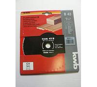 kwb lame de scie circulaire 160 x 16 mm, Made in Germany, coupes très fines, lame de scie adaptée aux panneaux de bois, profil et doux bois