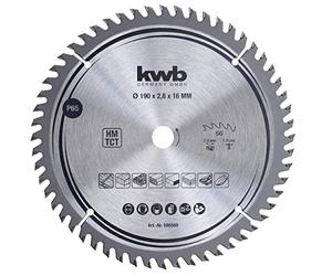 kwb lame de scie circulaire au carbure, Ø 190 x 16 mm, Z 56