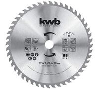 KWB Lame de scie circulaire 315 x 30 – denture alternée Z-48 pour coupes moyennes