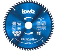 kwb lame de scie circulaireset 3t 210x30mm