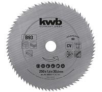 kwb Lame pour bois profilé CV, 250 x 30 mm