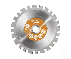 kwb Lame scie circulaire Ø184x16 mm, universelle, efficace sur bois, métal léger, plastique, dents résistantes aux corps étrangers