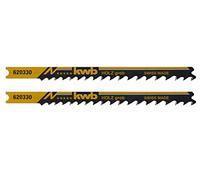 kwb 620330 Lames de scie sauteuse, travail du bois, HCS, tige universelle, 2 x grossières 2 pc(s)