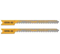 kwb Lames de scie sauteuse pour le bois en acier HCS flexible,avec tige à une seule came (tige en T),denture à piquer,transport optimal de la sciure,tranchant durable,surface polie,pour coupes courbes