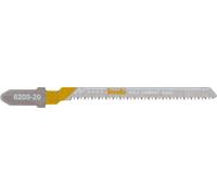 kwb Lames de scie sauteuse pour le bois en bimétal robuste avec tige à une came (tige en T), denture en plongée, transport optimal de la sciure, tranchant durable, surface polie, pour les coupes fines