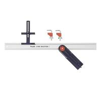 kwb Line Master Kit Professionnel de 5 pièces Comprenant Un Rail de Guidage, Une équerre de butée, Un Rail de sciage pour scie Circulaire et scie sauteuse et Un Jeu de Pinces-étaux