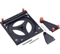 kwb LINE MASTER Rail de guidage pour défonceuse, rail universel pour défonceuses, avec mandrin de centrage