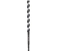KWB Mèche à serpentin Japan – ø 12 mm, 235 mm, acier CV brillant, pointe de centrage, tige E 6.7