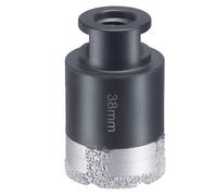 kwb Mèche diamantée pour carrelage pour meuleuse d'angle, scie cloche avec logement M14, diamètre de la couronne de forage : 38 mm
