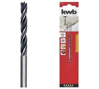 kwb Mèche hélicoïdale à bois Ø 4 mm de qualité industrielle pour des perçages propres et une trajectoire rectiligne stable