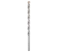 kwb Mèche pour percer les murs Ø 8 mm, longueur 200 mm, avec plaquette robuste en métal dur, spirale de la mèche formée sans copeaux, surface grenaillée et tige ronde, conforme à la norme ISO 5468