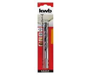 kwb Mèches hélicoïdales à bois Ø 8 mm en qualité industrielle pour des perçages propres et une trajectoire rectiligne stable