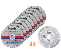 kwb 712032 Jeu de disque à tronçonner 125 mm 10 pc(s)