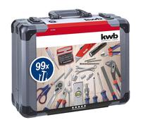 KWB Mallette à outils 370760 – 99 pièces – Aluminium robuste