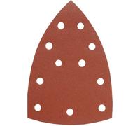 KWB Patins abrasifs triangulaires QUICK-STICK, BOIS & MÉTAL, corindon affiné, 100 x 147 mm - 493070