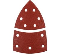 KWB Patins abrasifs triangulaires QUICK-STICK, BOIS & MÉTAL, corindon affiné, 100 x 62, 93 mm - 496118