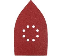 KWB Patins abrasifs triangulaires QUICK-STICK, BOIS & MÉTAL, corindon affiné, 107 x 175 mm - 493424