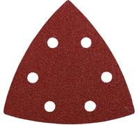 KWB Patins abrasifs triangulaires QUICK-STICK, BOIS & MÉTAL, corindon affiné, 96 mm - 492800